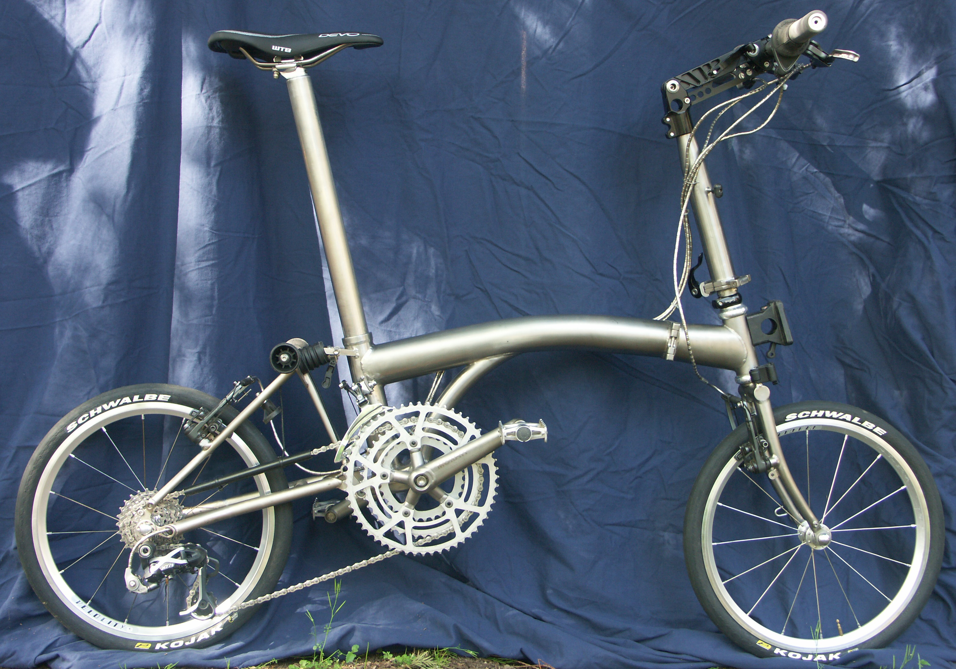 brompton bike titanium